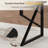 Vividwood 70.9-Inch Executive Desk, Heavy Duty Industrial Home Office Desk with Easy Assembly, Modern Large Computer Desk for Home Office, Study & Apartments, 500 lbs Capacity-423681605