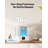 DREO Smart Humdifier For Bedroom, 4l Cool Mist Top-fill Ultrasonic Humdifier For Nursery Baby Room And Plants, 28db Whisper-quiet, 36h Runtime, Customizable Rgb Indicator Light, Essential Oil Aroma