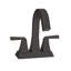 Topcraft Stainless Steel Two Handle Bathroom Faucet With Pop-Up Drainer