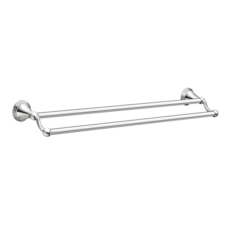 Double barre à serviettes 24 po Preston, Chrome
