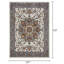 Tapis intérieur gris en polypropylène tissé à la main Abdulaleem-1839606911