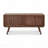 Contemporary Walnut Wood Media Cabinet / Solid Walnut