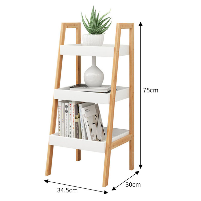 Audrieana Solid Wood Freestanding Bathroom Shelves