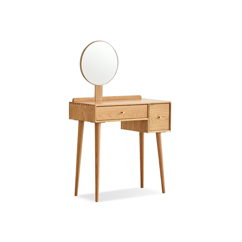 Coiffeuse avec miroir, 2 tiroirs