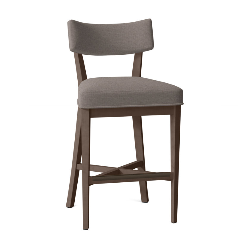 Tabouret de bar 29,5 po Juliet, Perigold Montage Cinder, Gris anthracite, Tabouret de comptoir (siège d'une hauteur de 25,5