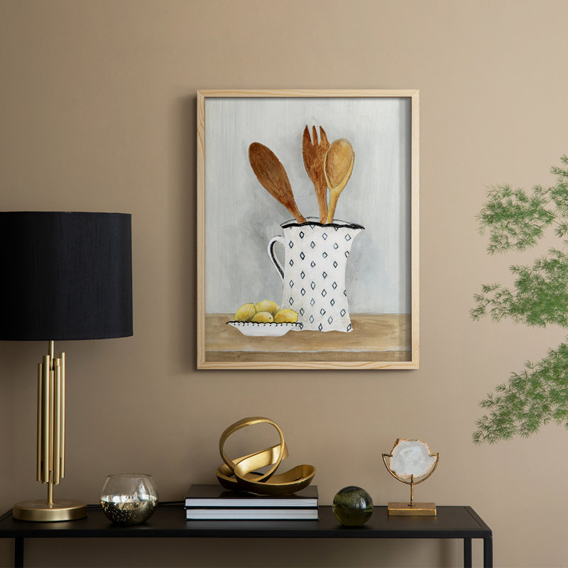Impression encadrée Cottage Kitchen III - bois massif