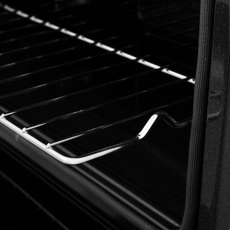 ZLINE 30 in. Autograph Double Wall Oven w/ Air Fry and Self Clean w/ Black Handles, Stainless Steel, Matte Black