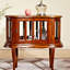 Console noyer massif et bois manufacturé
