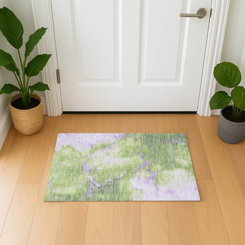 Premium Machine Washable Jacquez AMF1790 Abstract Rug, Rectangle 1'8" x 2'6"