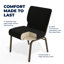 Chaise de jardin empilable 21 po Maevis-1054172470-1054172471