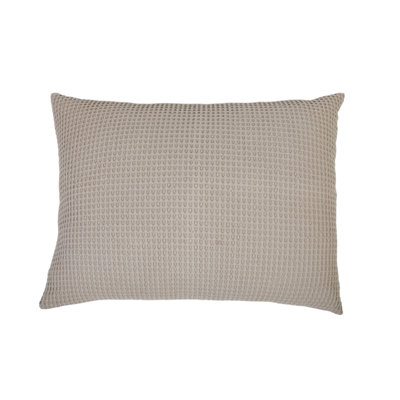 Zuma Cream/Charcoal/Natural/Mist Cotton Piece Sham