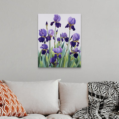 " Purple Irises " by Christopher Ryland