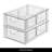 Stackable Divided Kitchen Storage Drawer - Pull-Out Sliding Bin for Fridge, Pantry, or Under-Sink