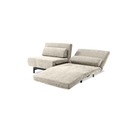 Iso Upholstered Swivel Sofa-Bed