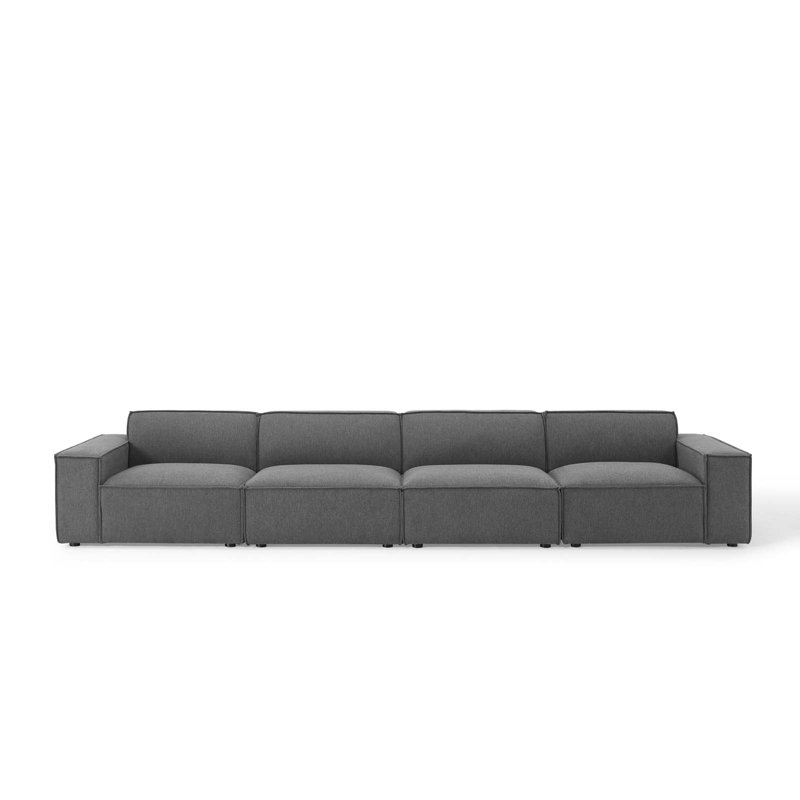 Canapé modulaire 4 pièces Restore, Gris anthracite