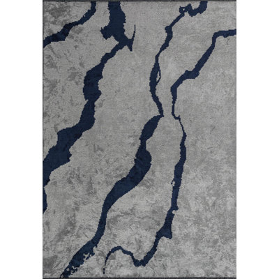 Debartolo Abstract Hand Loom Indoor / Outdoor Area Rug