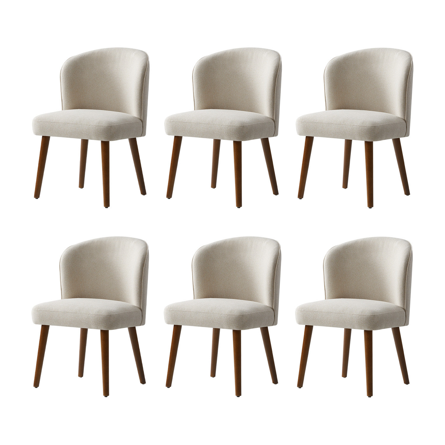 Monticello Dining Chair, 6, Linen