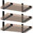 6 Pack - 11.25" X 6" J Lip Shelf Brackets Rustic Fa...