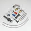 Robinet pour salle de bain à poignée double en acier inoxydable Topcraft-104659677