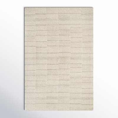 Demie Hand-Woven Gray Striped Rug