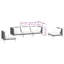 Latitude Run 5 Piece Garden Lounge Set With Cushions Poly Rattan Dark Grey