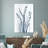 " Cerulean Stems II Frameless Free Floating Tempered Glass Panel Graphic Wall Art " by Albert Koetsier