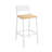 Counter Stool with Metal Frame-831628865-829296678