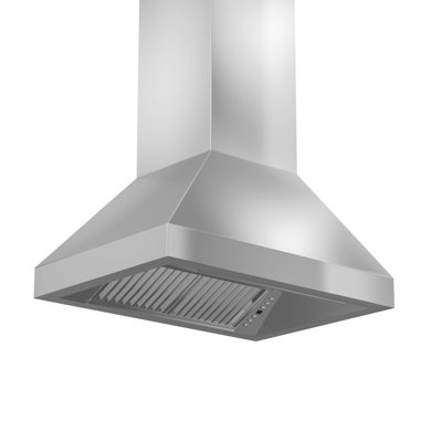 ZLINE 36 in. Ducted Island Mount Range Hood in Stainless Steel (597i-36)