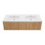 Meuble-lavabo double avec comptoir double blanc-1667323732