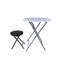Ensemble de 2 tables de bar pliantes