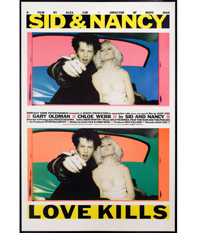 Sid and Nancy, 18" H x 12" W