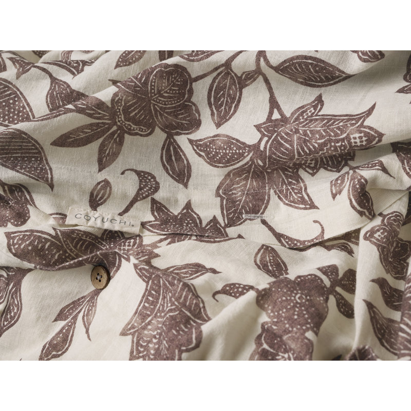 Ophelia Print Duvet Cover Full/Queen Midnight Indigo, Full/Queen, Mulberry