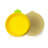 P.t. Supply Co. Yellow Small Pineapple-shaped Silicone Pet Bowl With Non-slip Suction Base