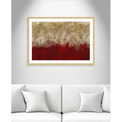 Coriddi 'Majestic Red' Framed Oil Painting Print