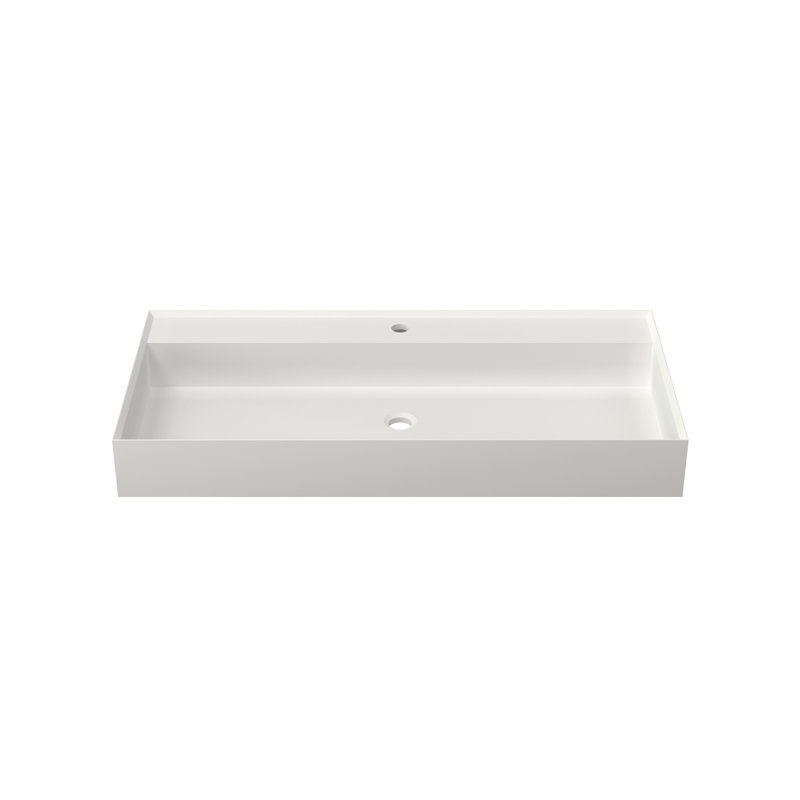 Lavabo de salle de bain, lavabo rectangulaire moderne