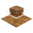 Bare Decor EZ-Floor 12"x12" Teak Interlocking Deck Tiles, 10 Sq Ft Kit