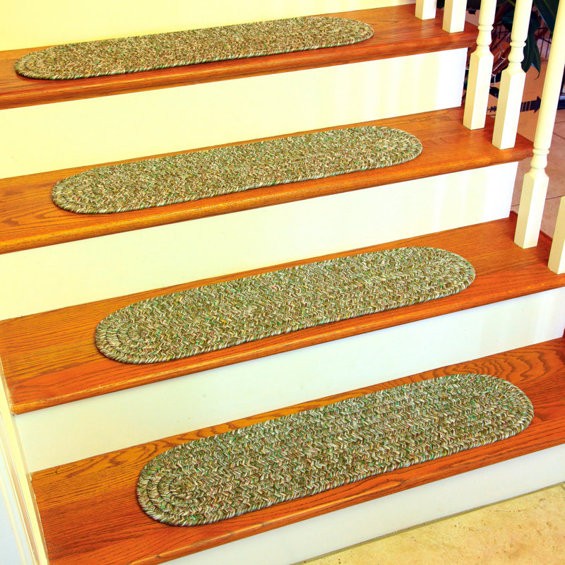 Tapis d'escalier intérieur / extérieur Seline, Feuille de laurier