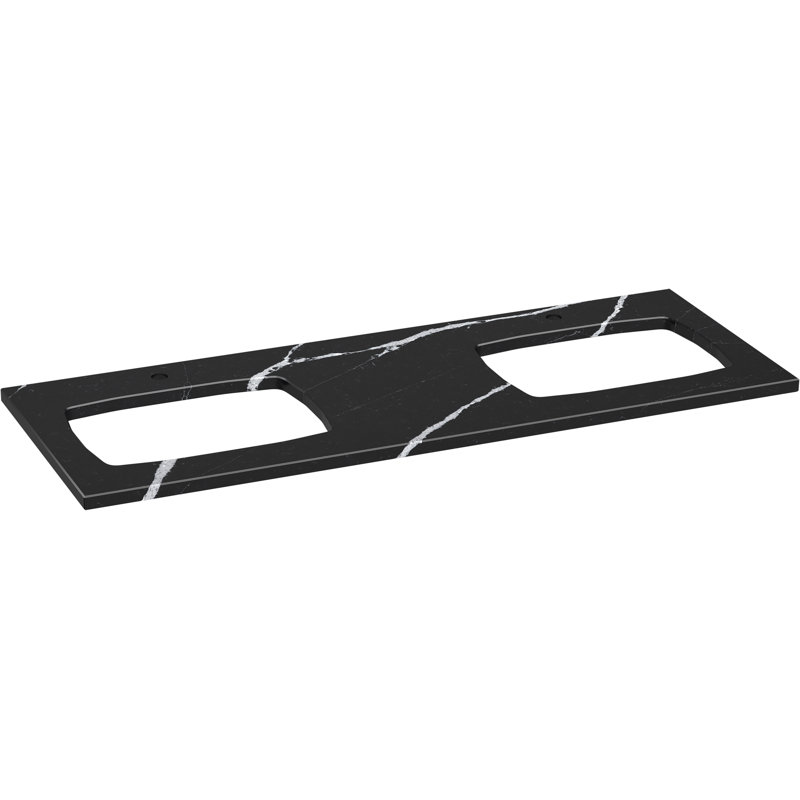 Dessus de meuble-lavabo 61 po Silestone Quartz, Marquina éternelle