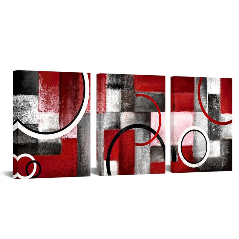 3 Piece Wrapped Canvas Wall Art