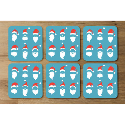 Square 6 Piece Coaster Set