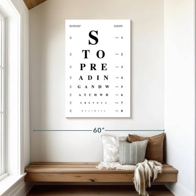 Bathroom Eye Test