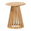Candiance Modern Slatted Acacia Wood End Table