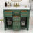 Voronica Wood Single Bathroom Vanity Cabinet with Ceramic Basin Sink and Multi-Functional Storage-286812092