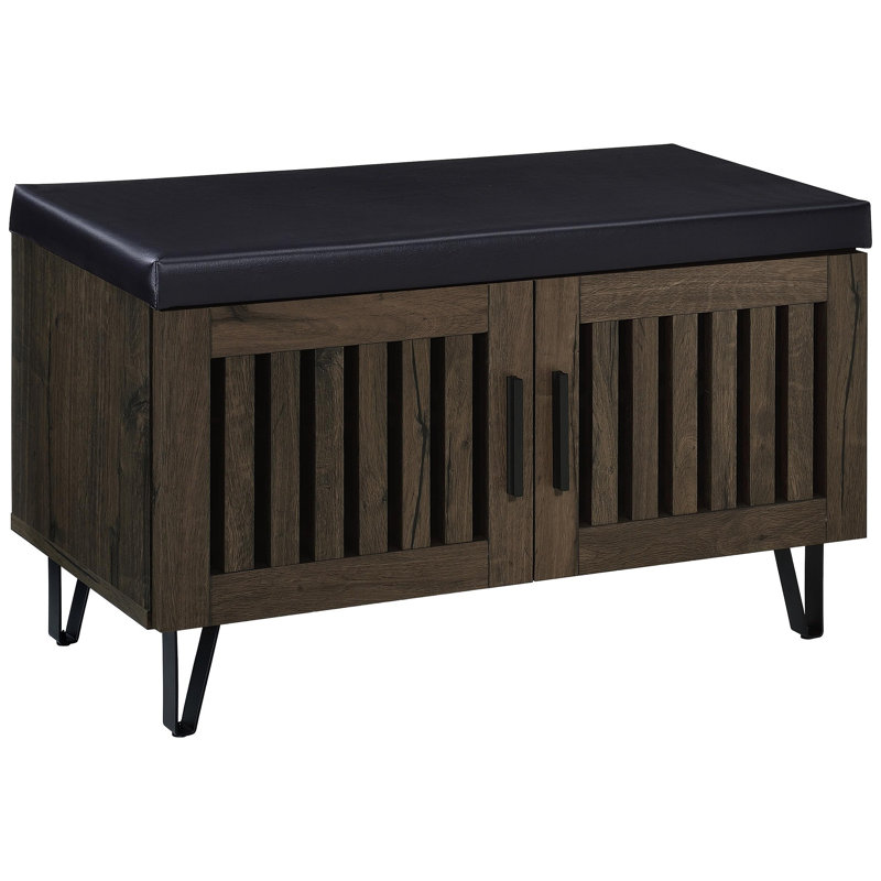 2-Door Storage Bench, Oak
