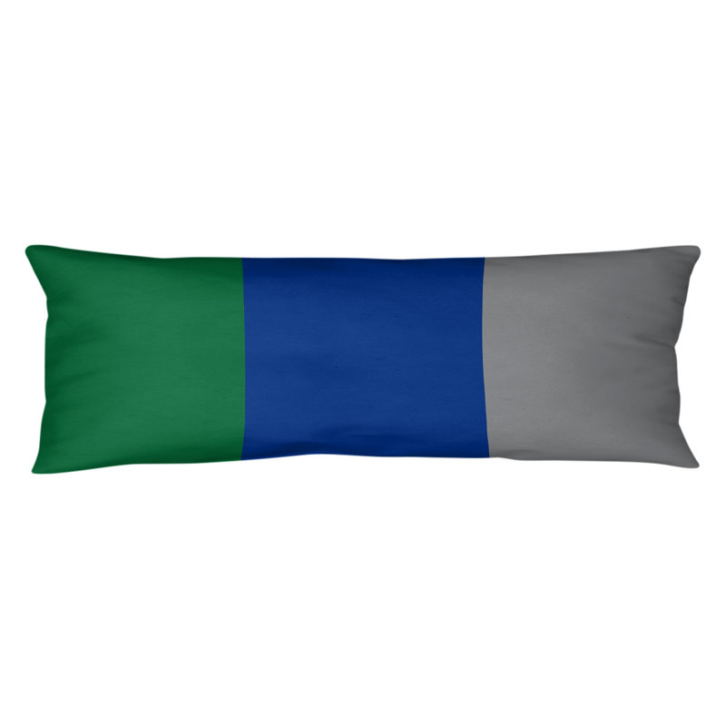 Polyester Medium Pillow, Green/Navy Blue/Grey, Seattle Football