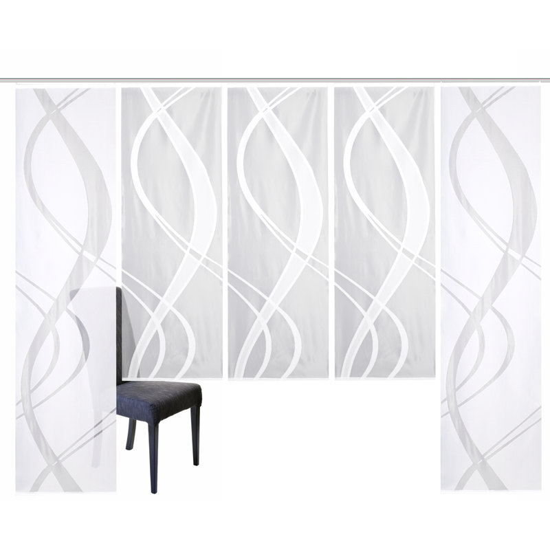 Mccourt Semi Sheer Curtain Panel Pair, Width 57 x Drop 245 cm