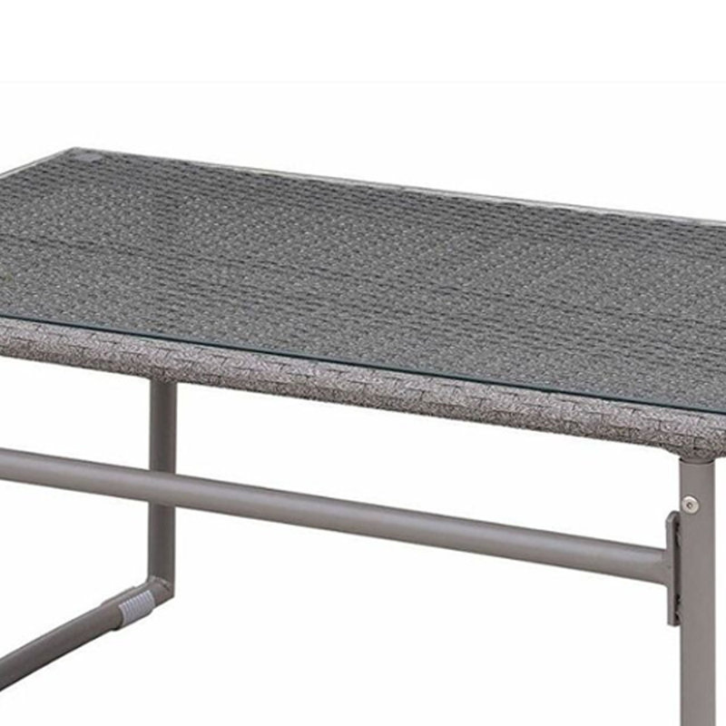 Table basse tressée/en rotin Ashmore