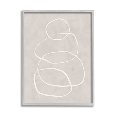 Rock Balance, dessin au trait, rétro