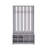 Hall Tree with 7 Shelves, Smokey Gray