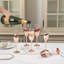 8 oz Ensemble de flûtes à champagne or rose
